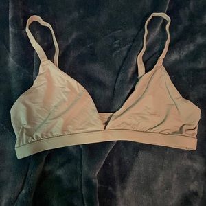 SKIMS size large stone grey bralette